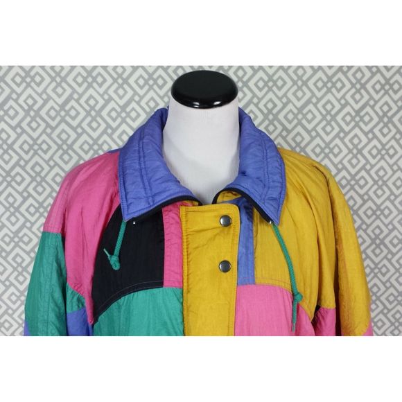 Vtg Dani Colby Windbreaker Bomber Skii Jacket - Picture 7 of 9